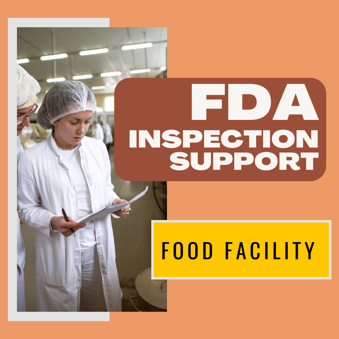 Online U.S. FDA Inspection Support (Food Facility)